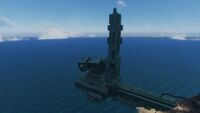 Stage 6: Once the debris settles, the turret begins to move back into its default position