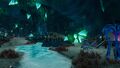 A Snow Stalker Baby present in the Cave