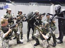 Xenodrone98 being assaulted by marines while Xenowarrior72 does nothing.jpeg
