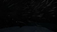 Blizzard at night