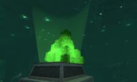 An Ion Crystal Pyramid in the Primary Containment Facility Aquarium