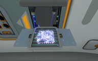 The Scanner Room HUD Chip being fabricated.