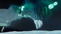 An entrance from the Underwater Ice Caves