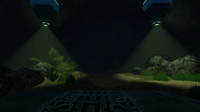 The back of the Alien Cache