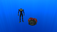 Size comparison with the player
