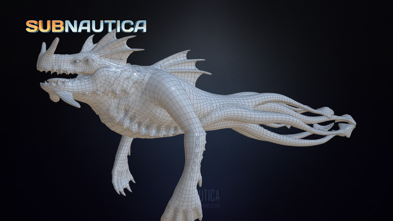 File:SeaDragon Lowpoly Model.png