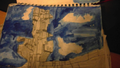 Drawing of the QEP, (note drawing was made before the greenish tint was added)