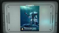 The Prawn Suit Poster - Sea placed on the wall of a Multipurpose Room