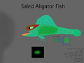 Saled Aligator Fish Concept "fish salad mail" (Idea: GuardianCraft)
