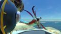 Reaper turned upside down while glitch on an Island West of the Aurora