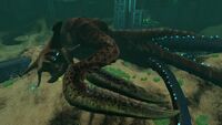 The Sea Emperor Leviathan slowly dying after its children leave the aquarium