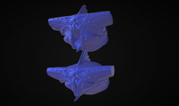 Highpoly head model from Sketchfab
