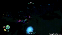 Seaglide first use animation in water