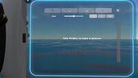 The photos shows up in the PDA by taking photos with "F11" button