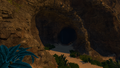 An entrance to it's cavern system