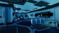 The upper floor hallway