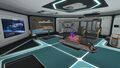Multipurpose Room filled with Items and an Aurora Poster