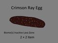Crimson Ray Egg Concept
