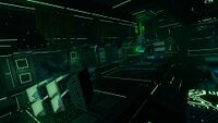 The room with the inactive Warper