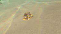 Gold in its natural state in the game.