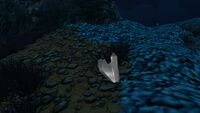 Diamonds can be found in the cave floor and walls of the area