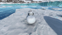 Destroyed Snowman