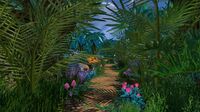 The Floating Island's remarkably dense vegetation