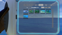 The photos show up in the PDA by taking photos with the "F11" button