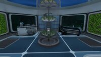 A plant room in the right Multipurpose Room.