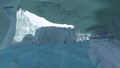 An overhang in the biome