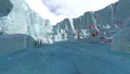A river that flows down the northeast section of the biome