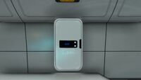 A Wall Locker with customized text color