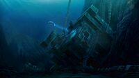Concept Art -Crashed Base- by Pat Presley