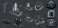 Concept art of the different Neptune stages