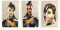 Alternative Versions of the Woman Poster; only the one on the far right is in the game