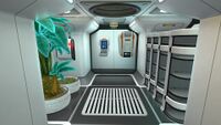 X Compartment configured as a tiny standalone base