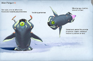 Early "Alien Penguin" - by Alex Ries