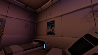 Prawn Suit Poster - Land found in Cabin 3 on the Aurora
