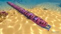 A Crabsnake in an early version of the game