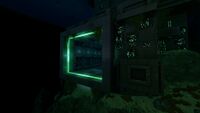 The moonpool entrance
