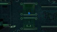 Two more wall embedded cases containing a Spadefish egg and another, unusually small Sea Dragon Leviathan egg