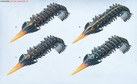 Ice Worm color variant concept art