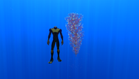 Size comparison with the player