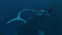 One of the many Reaper Leviathans guarding the Mountains
