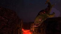 A Lava Lizard in the Inactive Lava Zone