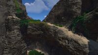A passage leading to the outer part of the Mountain Island.