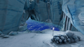 Entrance to the northern underwater cave