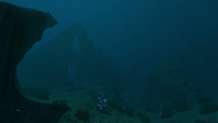 Another area featuring rock formations