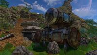 The main Degasi Seabase on the Floating Island