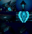 Developer screenshots of the Shadow Leviathan ingame
